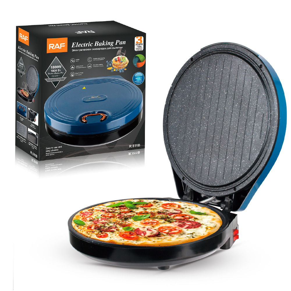 Electric Baking Pan Non-stick Double Sided Heating Pancake Maker_voghion.com