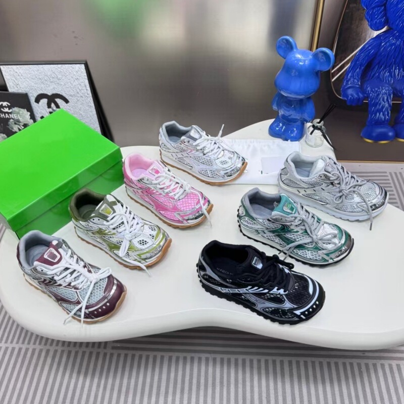 Wang Yibo's Same Style Bv Jogging Forrest Gump Shoes for Women 2025 Summer New Mesh Casual Sports Breathable Dad Shoes