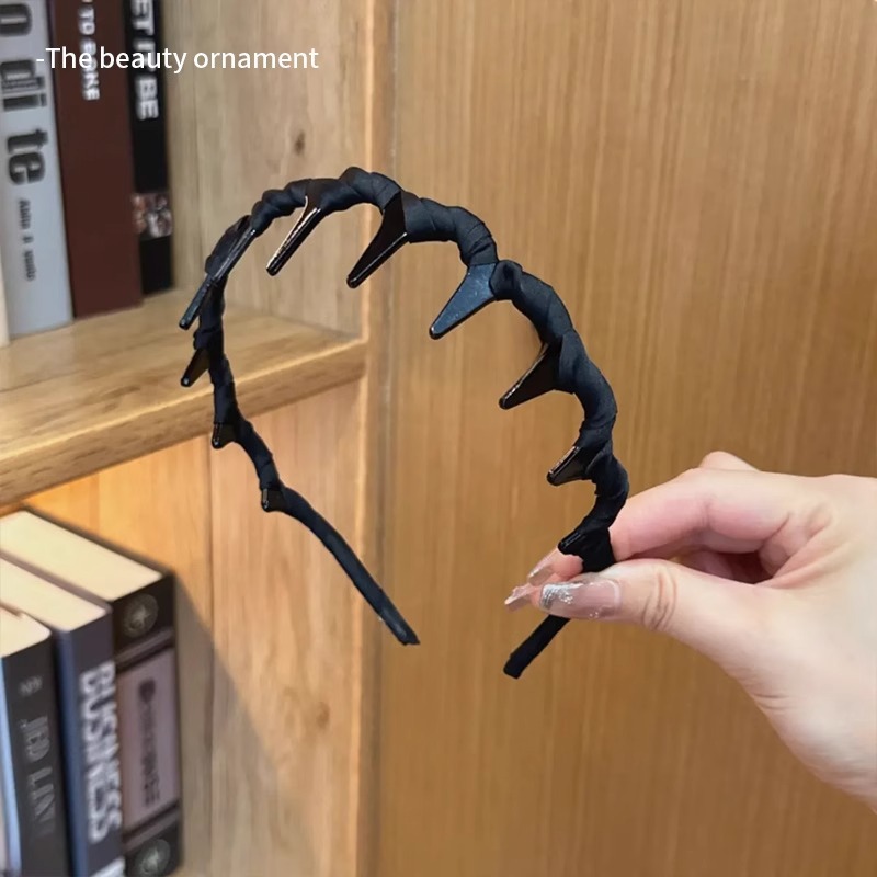 Diente antideslizante en forma de U ondas de cabello de acabado de cabello roto artefacto especial para lavado de la cara cabeza cabeza alta cráneo pinza de cabello para mujer