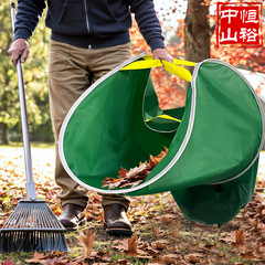 跨境亚马逊便携式速开折叠清打扫庭院花园公园园林落叶树叶垃圾袋