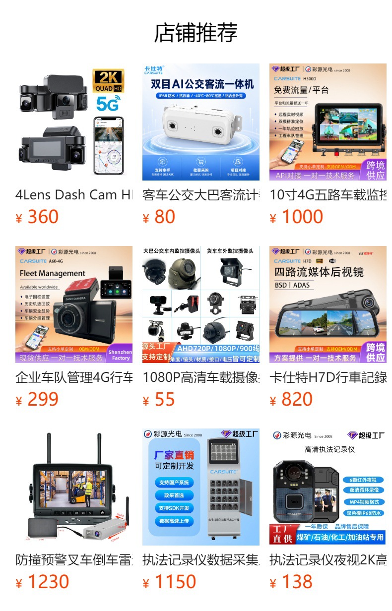 Truck 360 Panoramic Surround View Imaging System, Strong Light Night Vision, Blind Spot Monitoring, Full Vehicle Bird's Eye View, 4g Driving Recorder