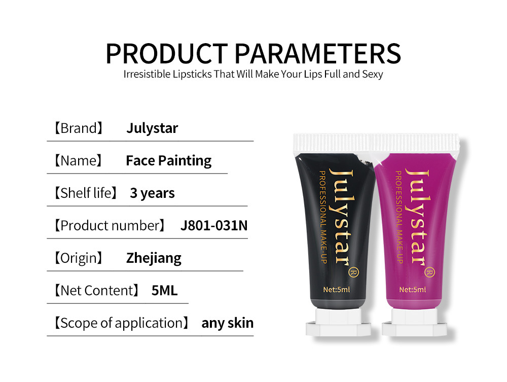 Makeup Halloween Human Facial Painting Cream Dramatic Water Soluble Fluorescent Graffiti Pigment_viptrois.com