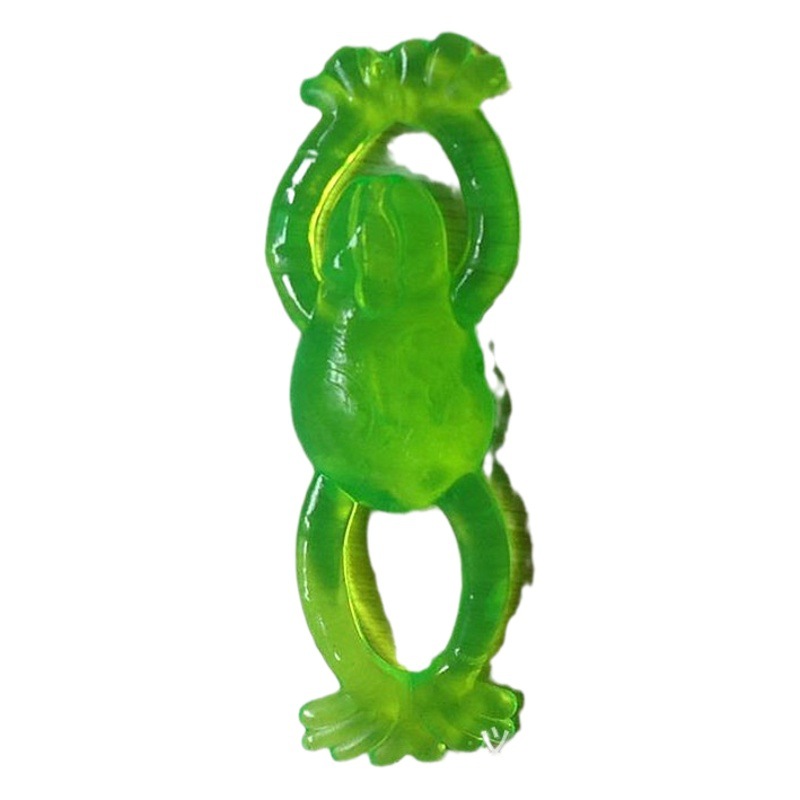 Venta caliente de la parada pequeño juego divertido truco catapulta Rana ventilación QQ catapulta Rana extraña pared pegajosa