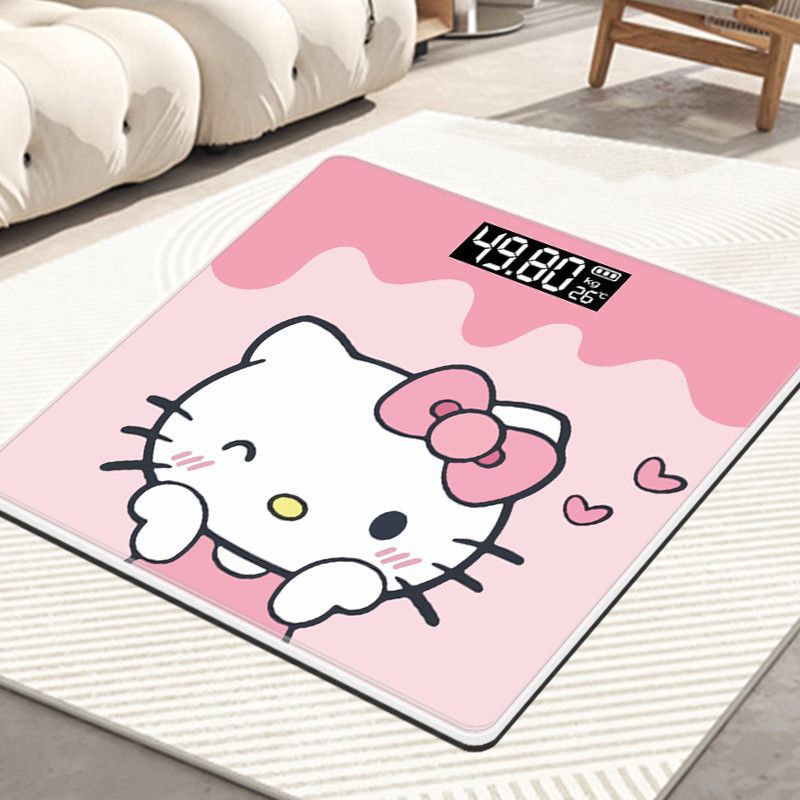 Rechargeable Electronic Scale, Cute Weight Scale, Small Weight Loss Scale, Female Cartoon Dormitory Body Scale