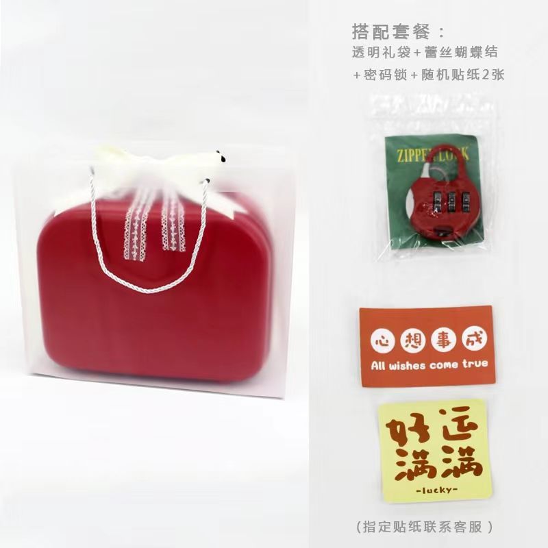 레드 + (리본/선물 가방/자물쇠/스티커) ♢