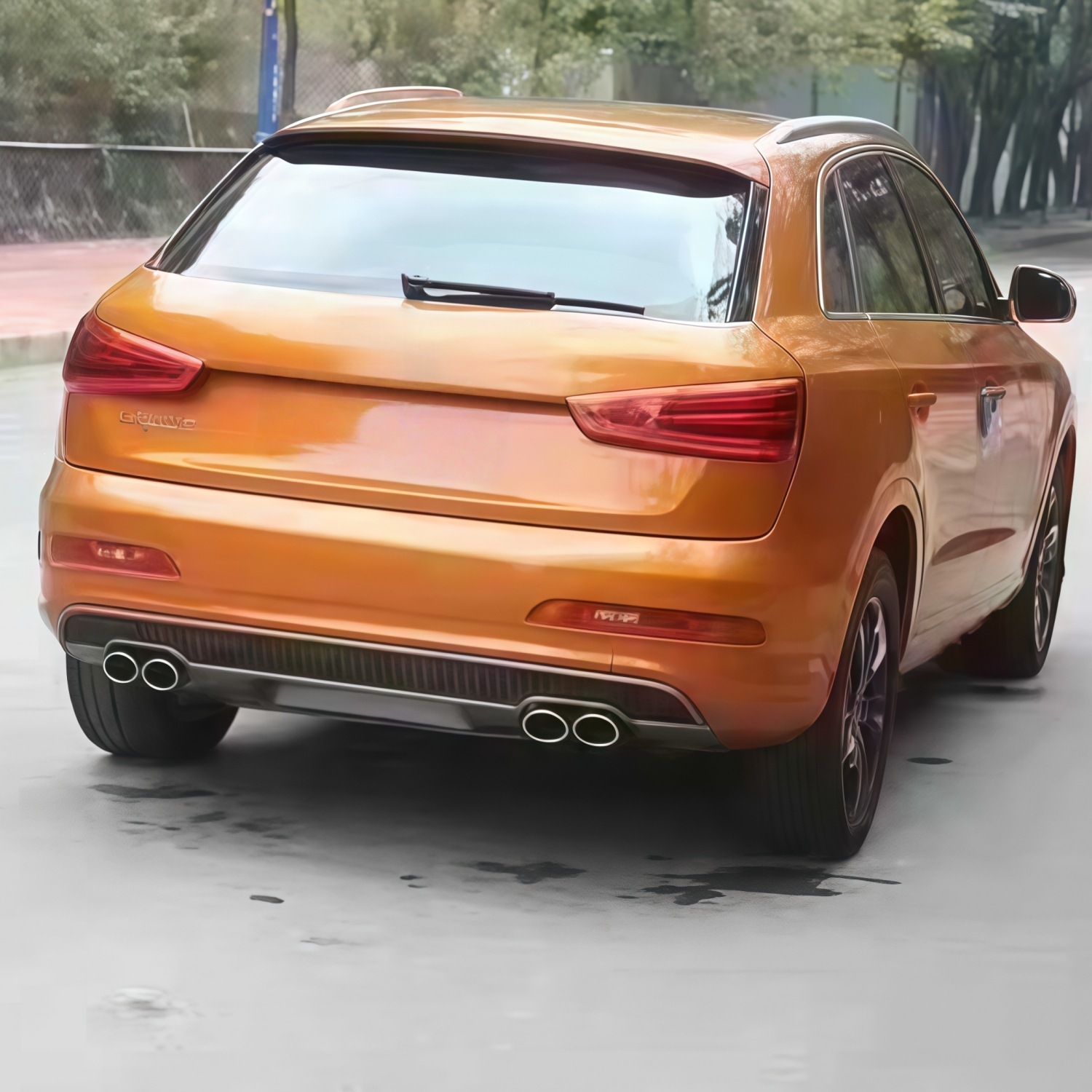Suitable for Audi Q3 models from 2012-2015, this is an RS Q3-style front bumper, front grille, and front fascia kit