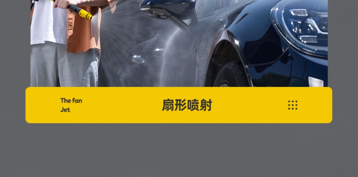 Suitable for Guanzhicheng household high-pressure car washer, 220v high-power portable car washing water gun