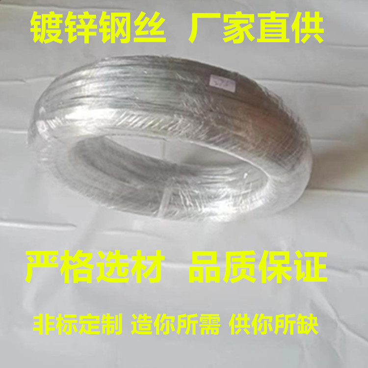 热销高强度镀锌钢丝 镀锌弹簧钢丝 葡萄架用 中硬丝批发