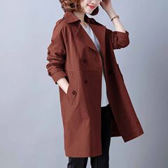 外衣时尚女装2025新款气质春秋秋季中长款风衣外套秋装女宽松韩版