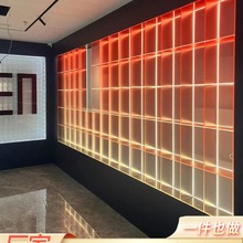 亚克力展示架定 制透明渐变色服装店鞋子包包手办酒柜亚克力置物