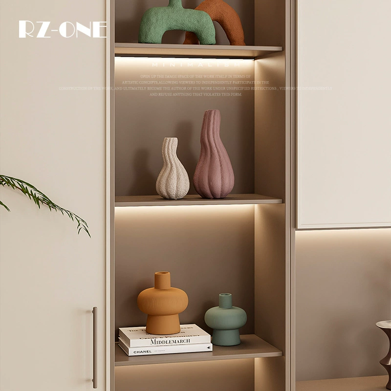 Винный шкаф в стиле Моранди, высококачественный, цветной, мягкий декор, современный, лёгкая роскошь, керамическое нишевое украшение, для мастера-ремесленника.