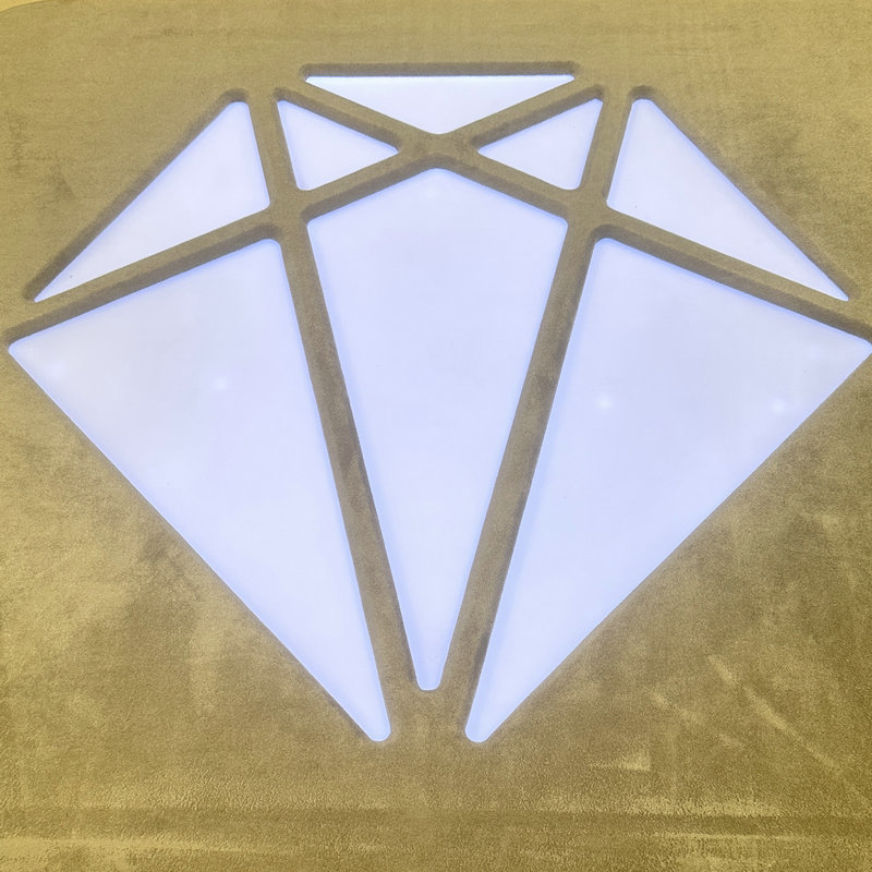 Business vehicle roof interior decorative light, car cabin reading light, ambient light, remote control roof light, manufacturer wholesale