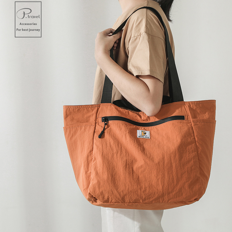 P.travel nuevo de doble cara de nylon de la momia de cercanías viaje de negocios de ocio de la moda bolsa de viaje de los hombres y las mujeres de peso ligero de gran capacidad