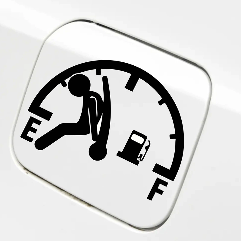 Наклейка на крышку топливного бака автомобиля Amazon, вырезанная из переносной бумаги, виниловая забавная наклейка, наклейка на автомобиль с изображением взрыва топлива