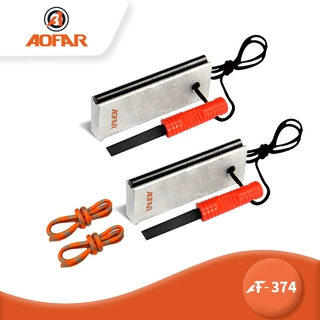 AOFAR(奥发) AF-374镁块 户外生存打火装备镁棒防水 引火绳打火石