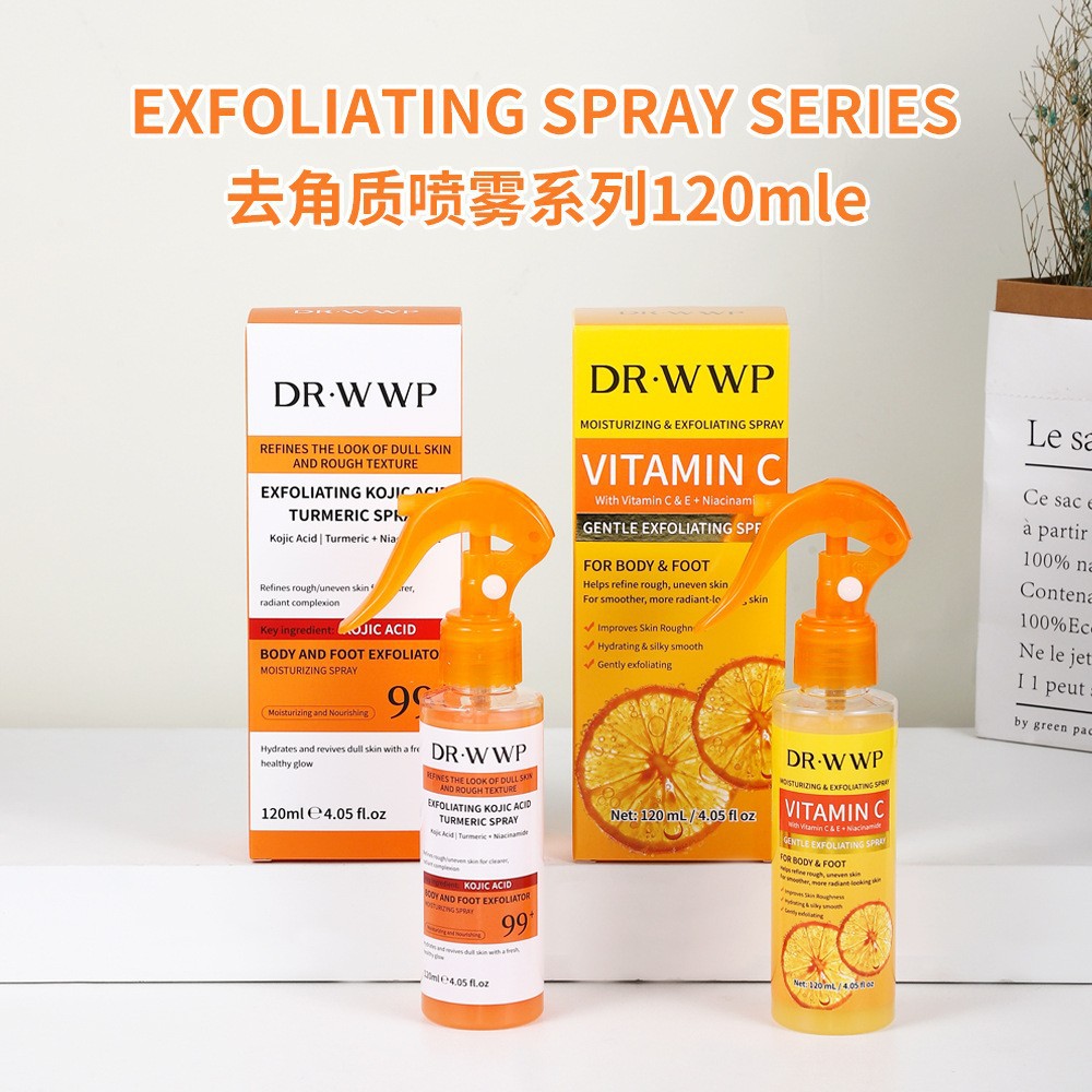 Body and Foot Exfoliating Serum, Gentle Skin Rejuvenation, Brightening Skin Tone, Skin Care, Pure Kojic Acid, Foreign Trade Cross-Border 120ml