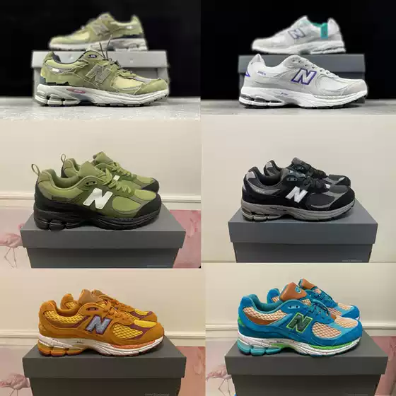 High Quality Cloud Gray Unisex Shoes NB2002R Camo Dad Shoes Spring Height Increasing Sports Retro Running Shoes