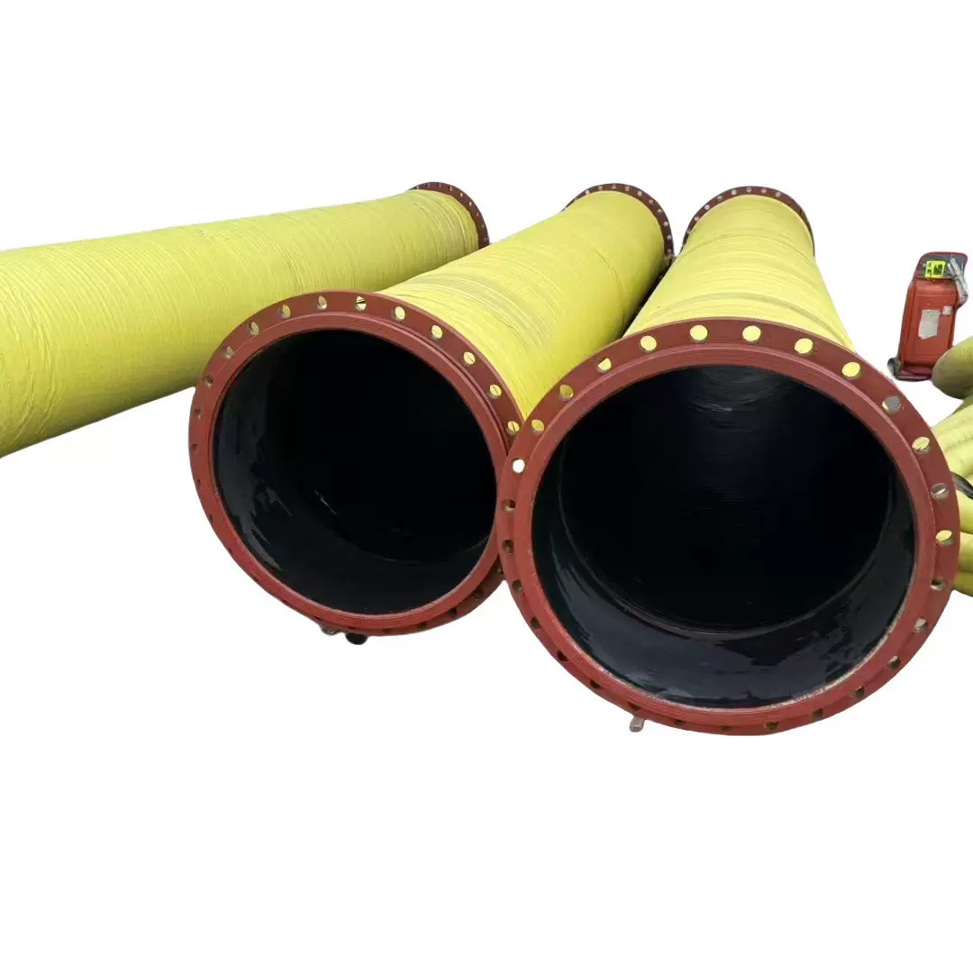 订做大口径胶管法兰式胶管吸水排水胶管水泥浆胶管酸碱性胶管