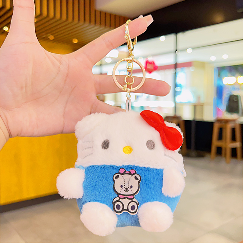 かわいいぬいぐるみの財布のキーホルダーかわいい学生の財布のカバンのペンダントの漫画の小さい贈り物のおもちゃの卸売り|undefined