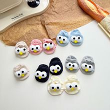 新品 ins风宝宝儿童隐形袜点胶卡通立体芝麻街棉袜公仔袜地板袜套