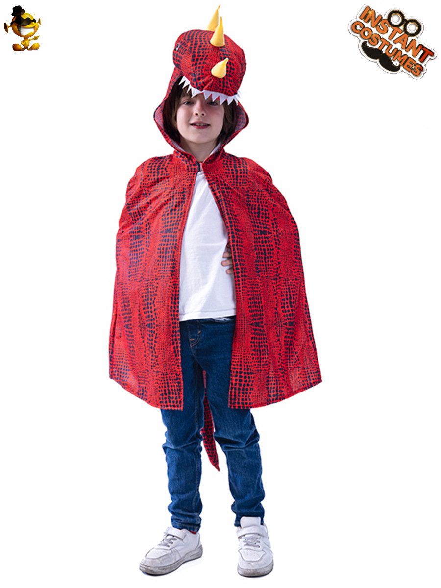 Halloween niños capa de dinosaurio vestido de fiesta espectáculo de escenario COS escenario transfronterizo distribución de comercio exterior al por mayor