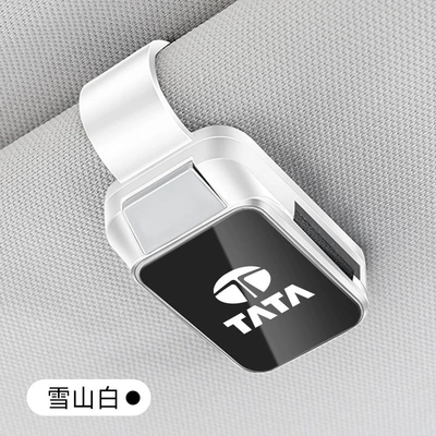 Car Glasses Clip India Car Glasses Clip/Bill Clip - tuta-glasses-clip-y001-style-snow-mountain-white