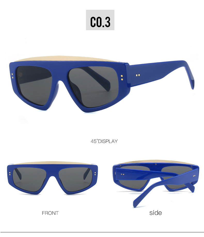 Triangle Frame Sunglasses For Men And Women Versatile Style_voghion.com