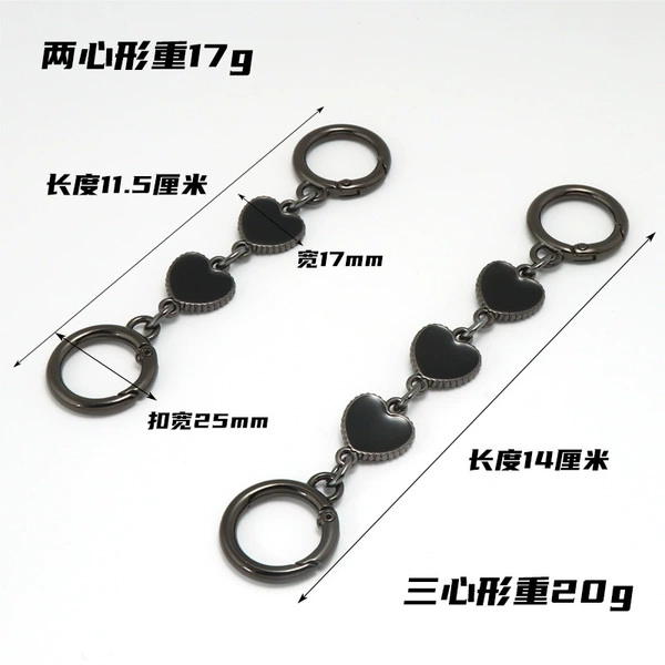 Heart shape all black