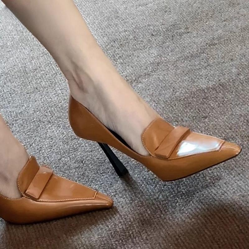 Brown Retro Pointed-Toe Stiletto Sexy Single Shoes for Women 2026 Spring and Summer New Style Shallow-Mouth Professional Work Attire Elegant High-Heeled Shoes Brown Retro Pointed-Toe Stiletto Sexy Single Shoes for Women 2026 Spring and Summer New Style Shallow-Mouth Professional Work Attire Elegant High-Heeled Shoes