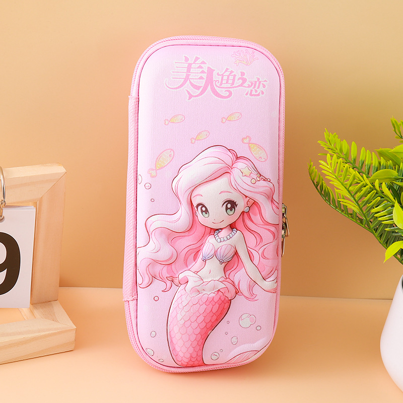 Estuche de papelería tridimensional EVA3D para estudiantes Estuche para lápices de dibujos animados para niños Estuche para lápices de gran capacidad de alto valor Bolso de papelería lindo