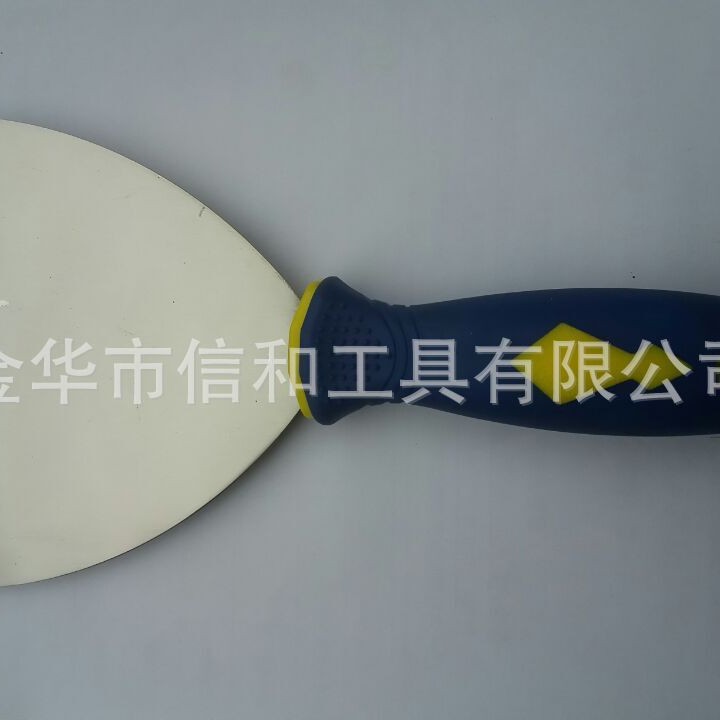 不锈钢油灰刀 填缝腻子刮刀 铲刀双色塑料柄 泥匠工具砌墙清洁铲