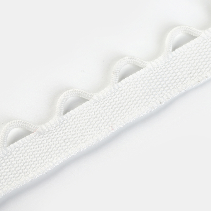 Correas de oreja color blanco y negro 1.2CM de ancho correas de poliéster ropa textil equipaje zapatos sombreros accesorios correas de encaje