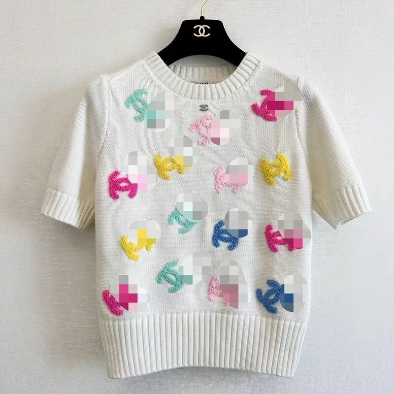 Cut-Label Chanel-Style High-End Velvet New T-Shirt Knitwear 2026 Hot-Selling Socialite Style Sweater Commuter Top Ins