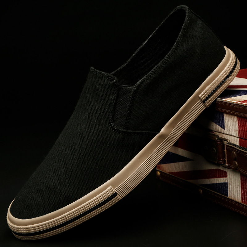 Baoda Bm-001 Men's Shoes Versatile Casual Sneakers Spring Breathable Trendy Shoes Korean Style Trendy Soft-Soled Men's Canvas Shoes