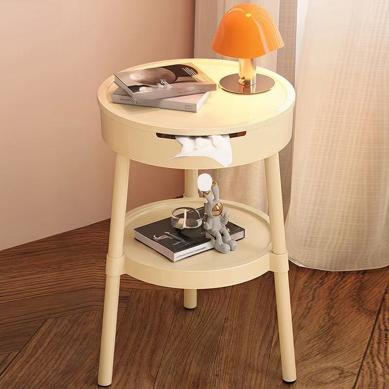 Outdoor Multi-Layer Table Camping Table Portable Picnic Round Table Coffee Table Outdoor Camping Storage Table Small Coffee Table