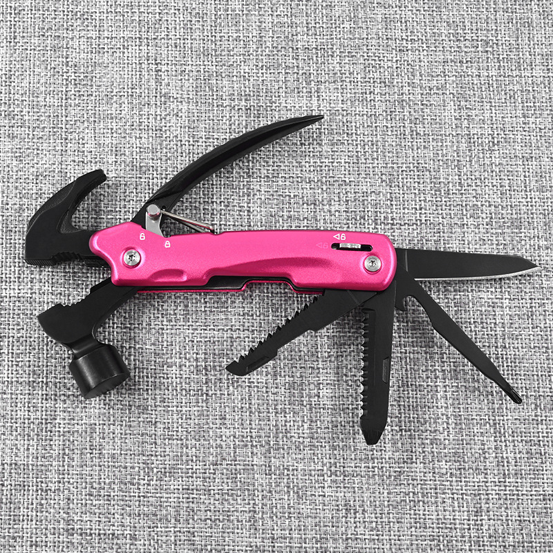 多功能羊角锤便捷露营组合小工具不锈钢户外野营多功能刀地钉锤