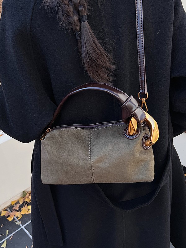 Nueva moda Meirade bolso pequeño bolso de mujer comercio exterior retro versátil bolso de mochila de textura alta bolso de almohada portátil