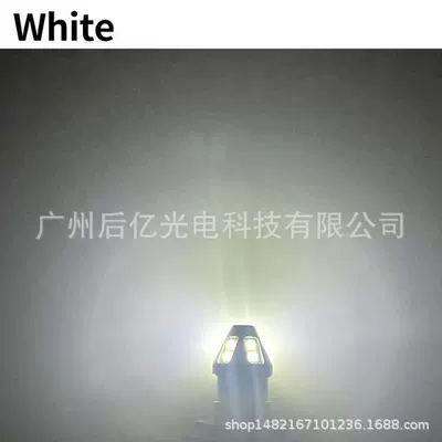 New car led bright constant current wide voltage 3030 10SMD 1157 brake light 1156 turn signal reversing light (Dönmə işıqları) - white-1156