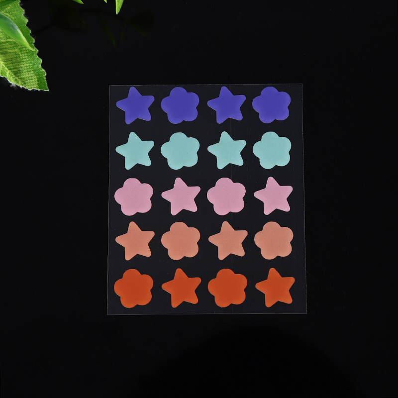 Pegatinas para el acné de gel de agua, aceites esenciales invisibles, parches para el acné, correctores y acné, uso diario y nocturno, aprobación del fabricante de cuero artificial