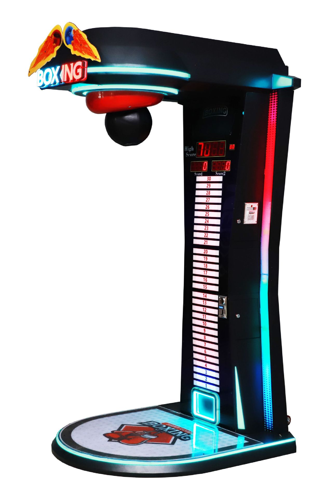 Boxeo y patadas Fútbol Lucha Equipo de la ciudad de los videojuegos Máquina de boxeo Máquina de tiro de boxeo Máquina de boxeo con monedas Boxing