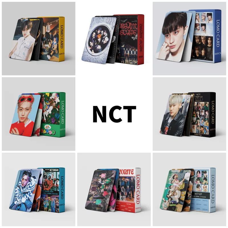 Комплексная 55 NCT маленькая Каро 渽 渽 黄仁俊 звезда настойчивость Карта Карта маленькая карта оптовая