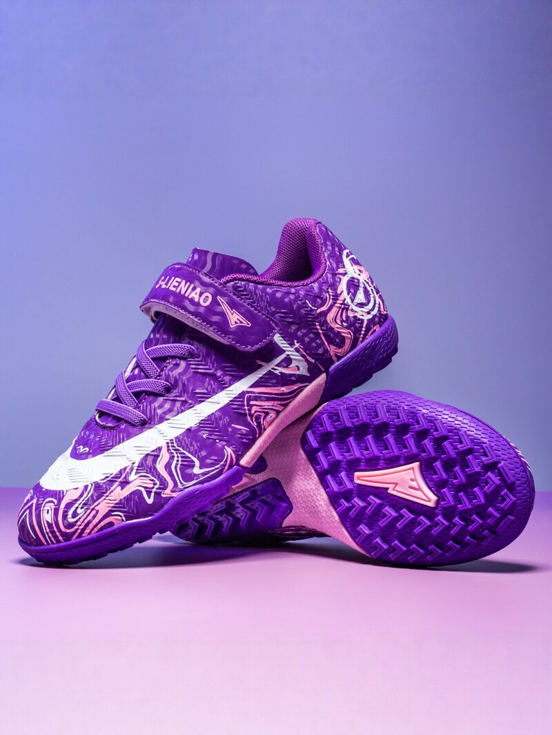 Zapatos de fútbol transfronterizos de alto perfil para hombres TF zapatos de entrenamiento antideslizante transpirables para niños zapatos deportivos profesionales para estudiantes