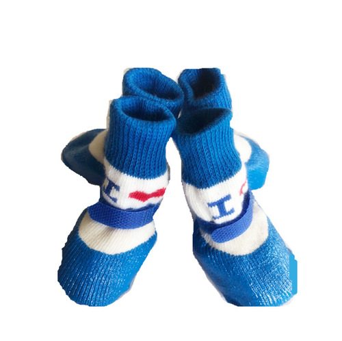 Pet waterproof soft rubber sole socks and shoes dog and cat socks anti-ski boots four-legged shoes and socks for outdoor sports