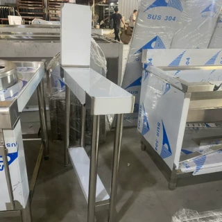 不锈钢双层工作台定做款商用厨房设备