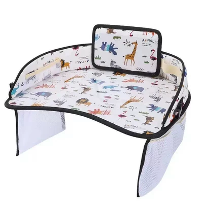 Car table board | and Entertainment Small Table - dinner-plate-beige-animails
