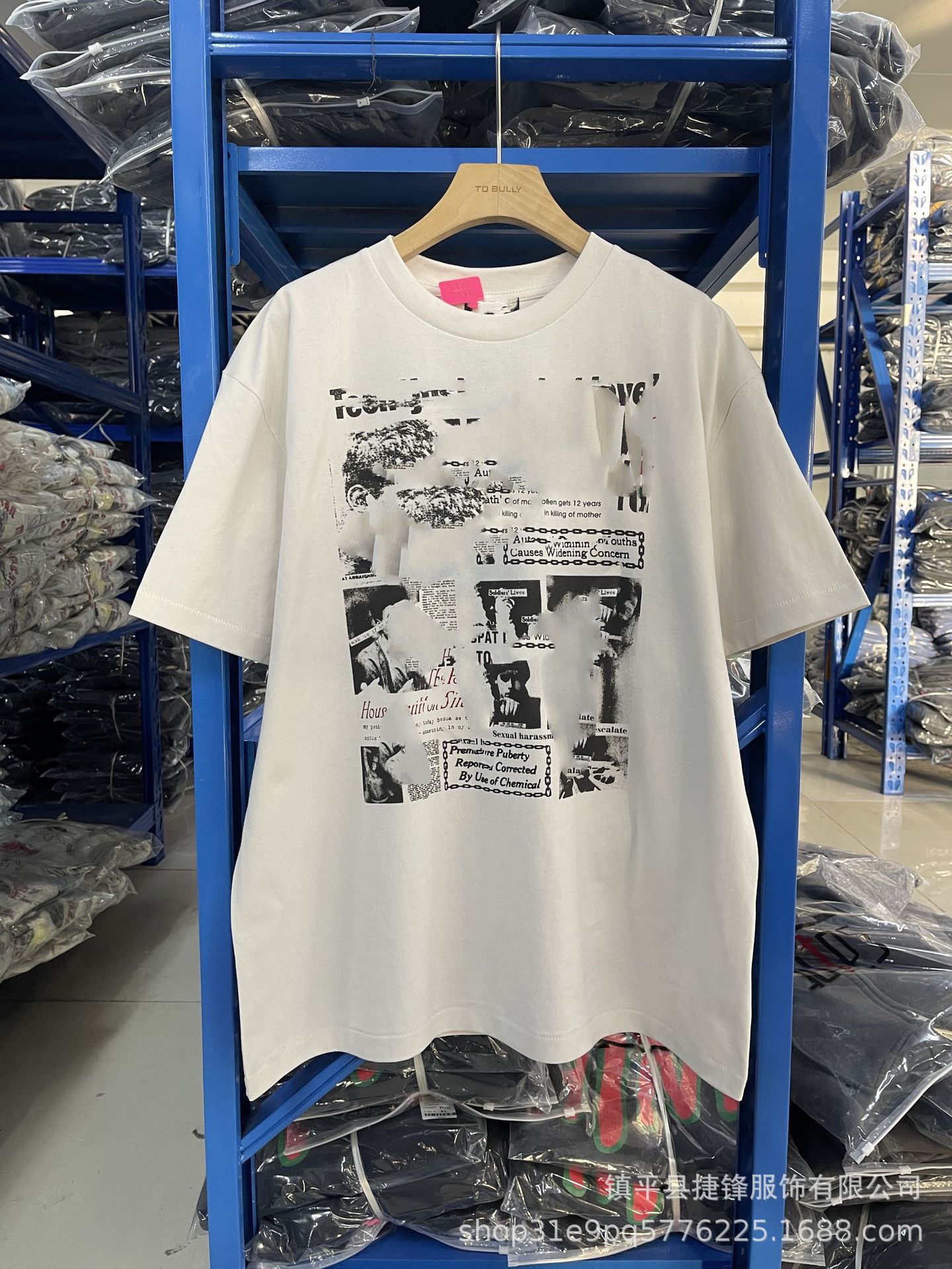 クロスボーダーの新型欧米のファッションブランドのレトロな水洗いは古い落書きをします。