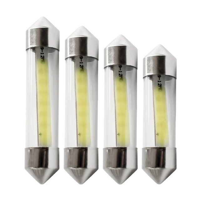 Автомобильный светодиодный светильник для чтения крыша двойной заостренный рукав керамический 31/36/39/41mm COB