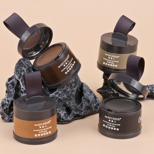 Meisier hairline powder repair thick hair bun sideburns forehead hair replacement filling artifact brown eyebrow powder cross-border