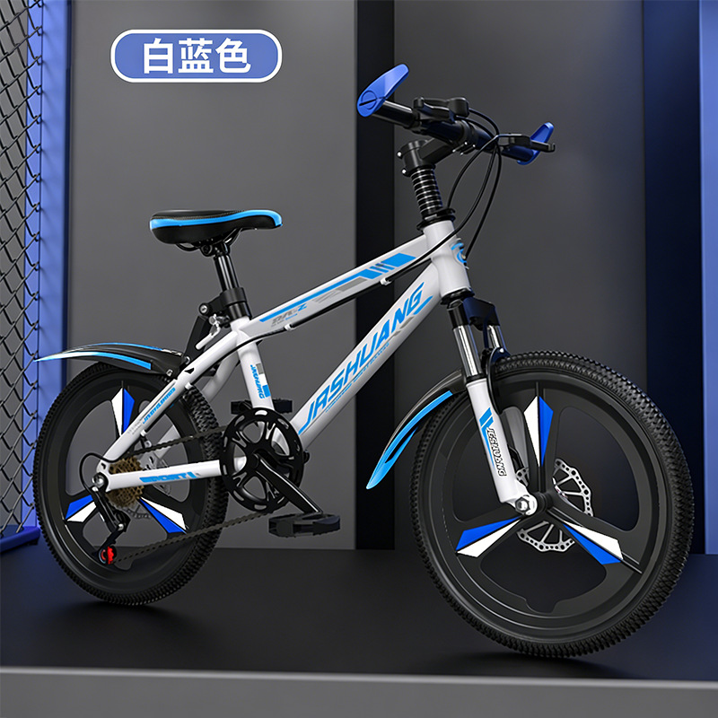Bicicleta de montaña adolescente niño niña bicicleta amortiguador de freno de goma de cambio de velocidad ligera montar freno sensible image 37