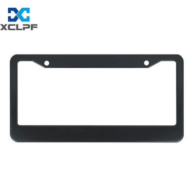 License plate holder/license plate holder: aluminum alloy material black silver license